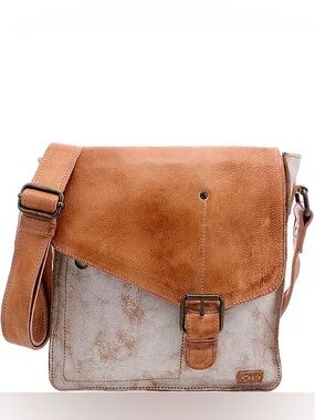 BED|STU Venice Beach Crossbody Bag | Nectar Lux Tan Rustic Leather
